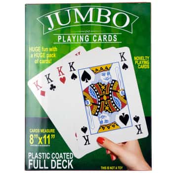 Jumbo Novelty Playing Cards