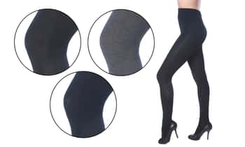 Women's Extra Thick Footed Tights - Queen Size - Choose Your Color(s)