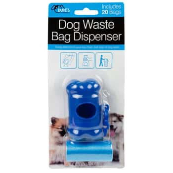 Dog Waste Bag Dispenser With Refill Bags