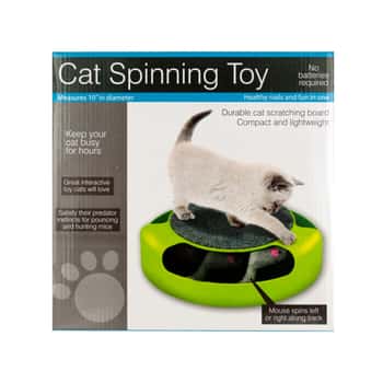 Cat Scratch Pad Spinning Toy with Mouse