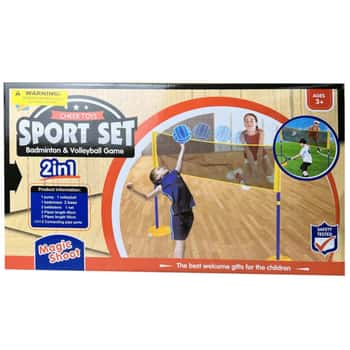 2 IN 1 Rackets Ball &amp; Volleyball Set