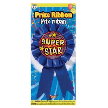 Super Star Pin On Award Ribbon
