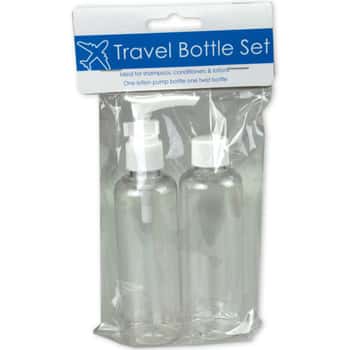 Travel Twist Top &amp; Lotion Pump Bottle Set