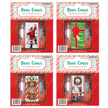 Door Cover Christmas 30x60 In 4ast Designs Pb/insert No Amazon Sales