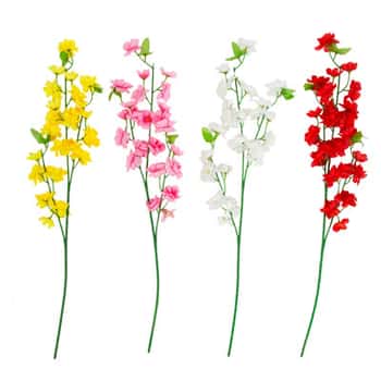 Floral Long Stem 4ast Spring 25in Yellow/pink/white/red Ht