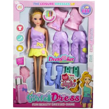 11&quot; Fashion Doll with Snap-On Fashion Accessories