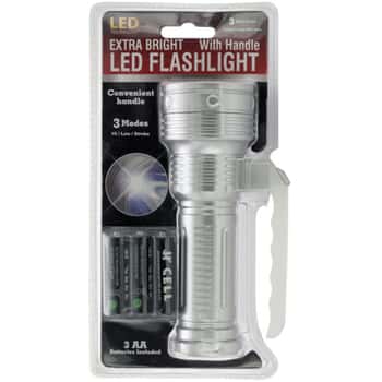 Extra Bright LED Flashlight with Handle