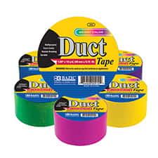 1.89" X 10 Yard Assorted Fluorescent Colored Duct Tape