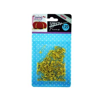 Small Gold Tone Safety Pins