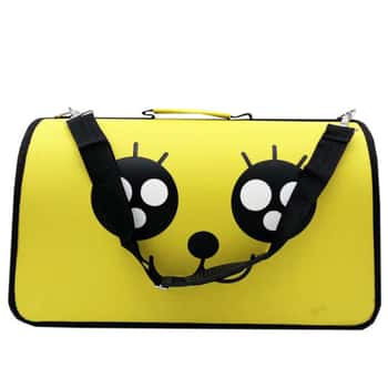 Medium Pet Carrying Travel Bag with Cute Animal Face Design
