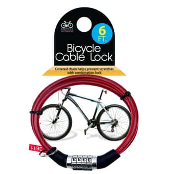 Thin Bicycle Lock with Code