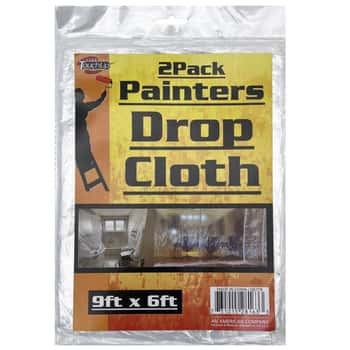 2 Pack 9&#039; x 6&#039; Drop Cloths