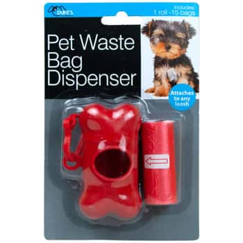 Pet Waste Bag Dispenser with Bags