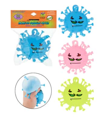 Monster Alien Squeeze Puffer Ball Toys