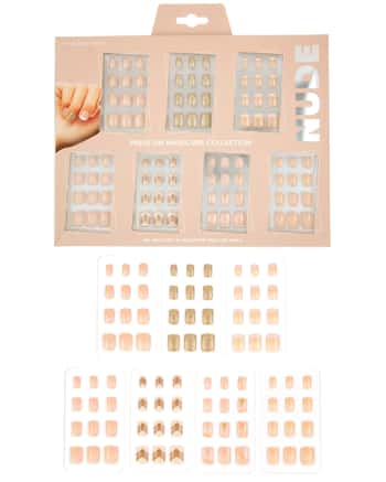 Style Essentials Press-On Manicure Collection Sets - Nude