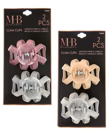 Marbleized Octopus Claw Hair Clips - 2-Pack