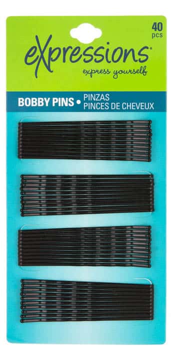 Large Wavy Bobby Pins - 40-Pack
