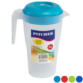 Pitcher 2 Qt 64 Oz4 Assorted Colors #icy Jug 5722