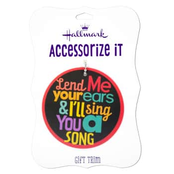 &#039;Lend Me Your Ear&#039; Gift Trim Tag