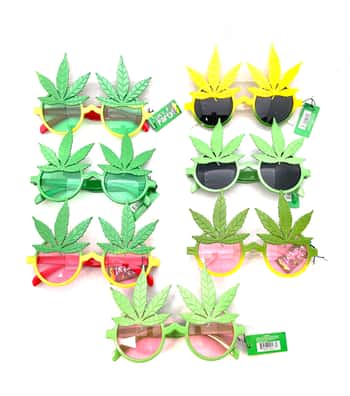 Marijuana Leaf Party Sunglasses