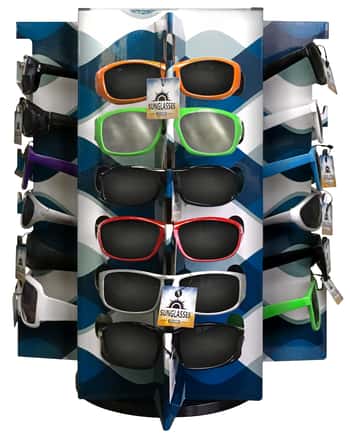 Men's & Women's Sunglasses w/ Spinning Counter Display