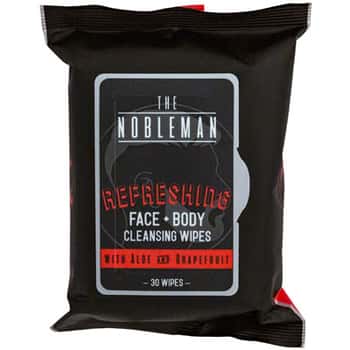 Face & Body Mens Wipes 30ct Refreshing Nobleman In 24pc Pdq No Online Sales Map Pricing