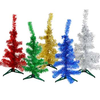 Christmas Tree Tinsel 18in 41 Tips Ast Colors Xmas/ht