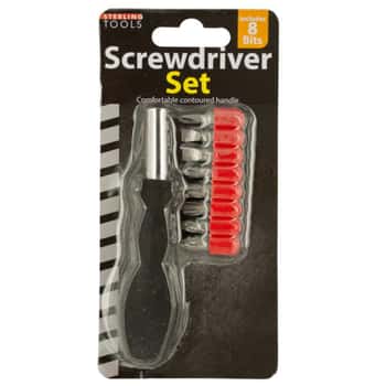 Screwdriver Set with 8 Bits