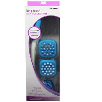 IdeaWorks Long Reach Spa Collection Bath and Shower Scrubber Set