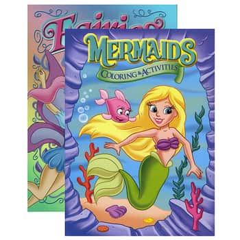 Jumbo Fairies / Mermaids Coloring & Activity Book