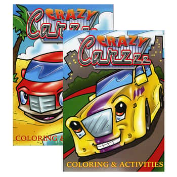Jumbo Crazy Carzzz Coloring & Activity Books