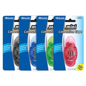 5 Mm X 196" Mini Correction Tape With Protective Cap