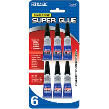1 G / 0.036 Oz Single Use Super Glue (6/Pack)