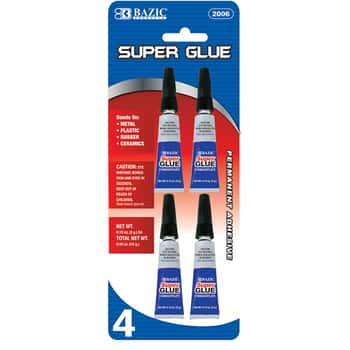 3G / 0.10 Oz. Super Glue (4/Pack)