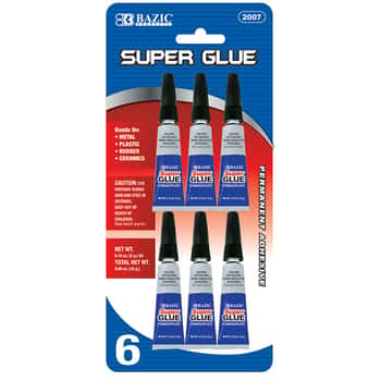 3G / 0.10 Oz. Super Glue (6/Pack)
