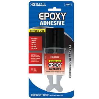 0.2 Oz / 5.6G Quick Setting Epoxy Glue w/ Syringe Applicator
