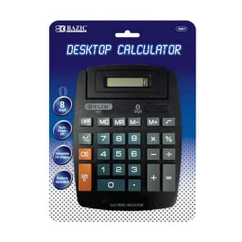 8-Digit Large Desktop Calculator w/ Adjustable Display