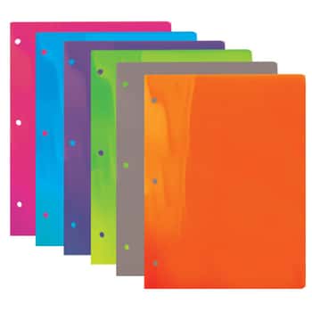Translucent 2-Pocket Poly BinderÂ Folder