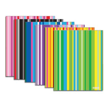 Stripes 2-Pocket Poly Folder