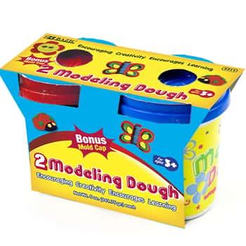 5 Oz. Multi Color Modeling Dough (2/Pack)