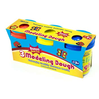 5 Oz. Multi Color Modeling Dough (3/Pack)