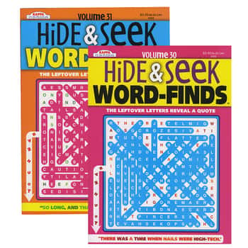 Kappa Hide & Seek Word Finds Puzzle Book