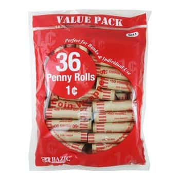 Penny Coin Wrappers (36/Pack)