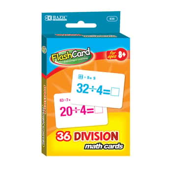 Division Flash Cards (36/Pack)