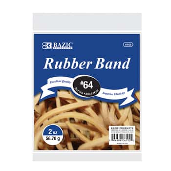2 Oz./ 56.70 G #64 Rubber Bands