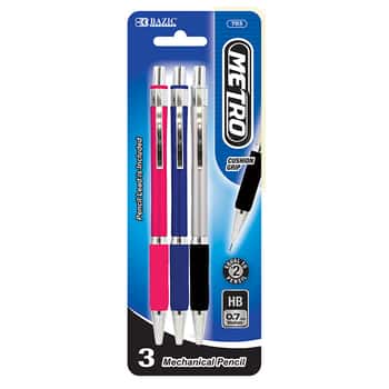 Metro 0.7Mm Mechanical Pencil (3/Pack)