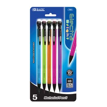 Electra 0.7Mm Fashion Color Mechanical Pencil (5/Pack)