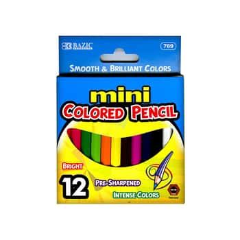 12 Mini Color Pencil