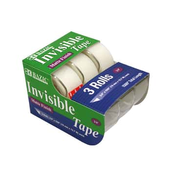 3/4" X 500" Invisible Tape (3/Pack)
