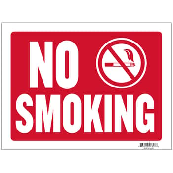 12" X 16" No Smoking Sign